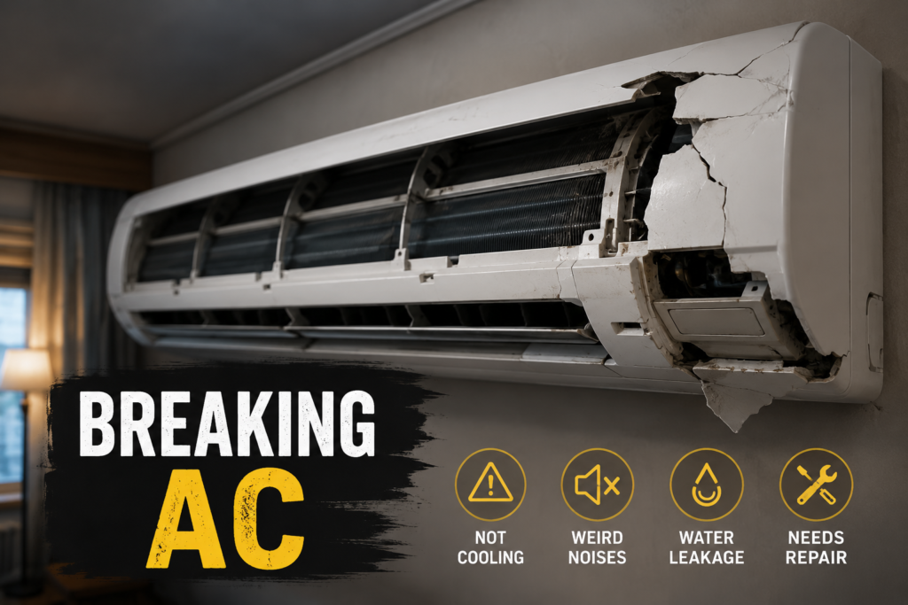 Breaking AC: Common Causes Warning Signs and How to Fix the Problem breaking ac